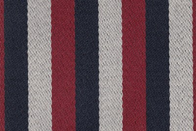 Burgundy/Navy/White Stripe