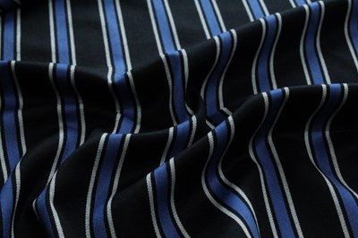 Black/Sky Blue/White Stripe