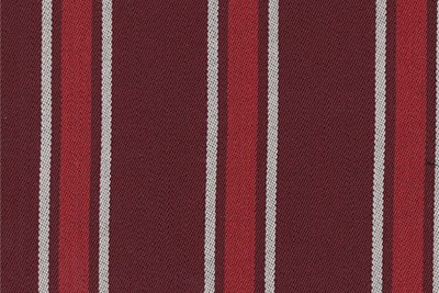 Burgudy/Red/White Stripe