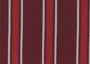 Burgudy/Red/White Stripe