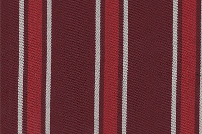 Burgudy/Red/White Stripe
