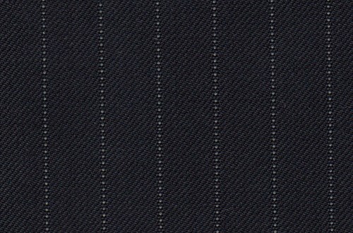 Navy with white narrow pin stripe