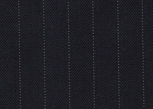 Navy with white narrow pin stripe