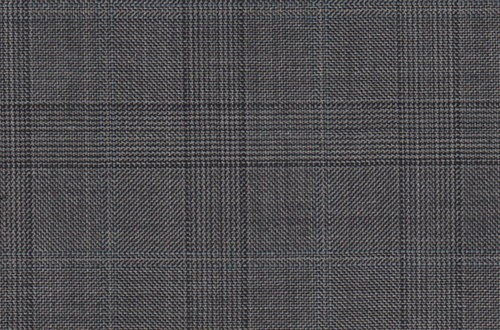 Mid Grey with Dark Grey Over Check