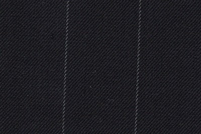 Black with white chalk stripe