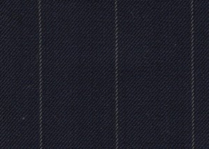 Navy with white chalk stripe