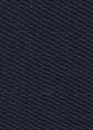 Navy with fine light blue check