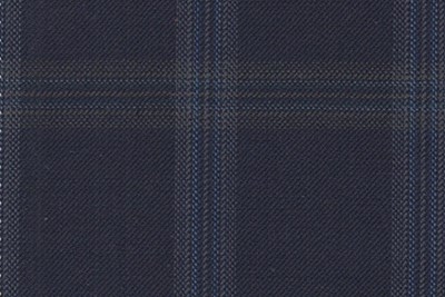 Navy windowpane