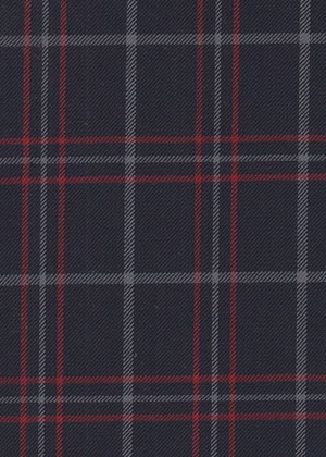 Navy with Red Window