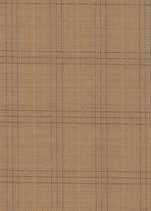 Gold herringbone check