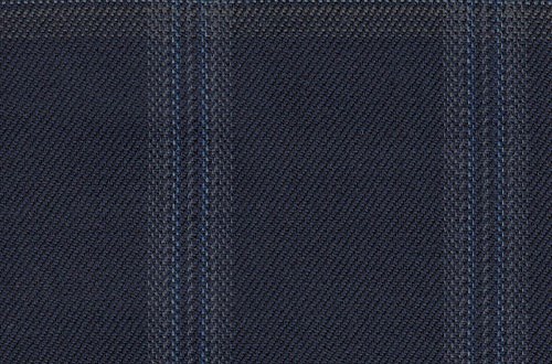Navy with blue / grey check