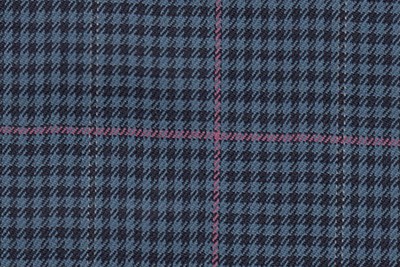 Blue/Black check with pink overcheck