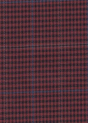 Red/Black check with blue overcheck
