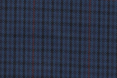 Blue/Black check with burgundy overcheck