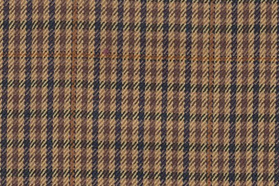 Gold/Black check with orange overcheck