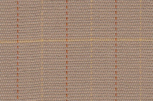 Fawn with orange / yellow check