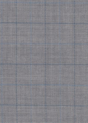 Light Grey with Light blue / Navy check