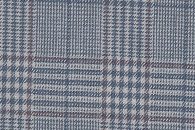 Light Blue POW with Blue/Terracotta check