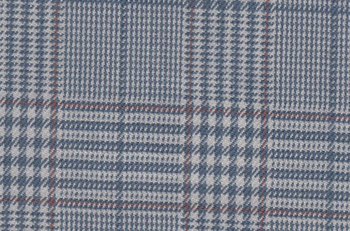 Light Blue POW with Blue/Terracotta check