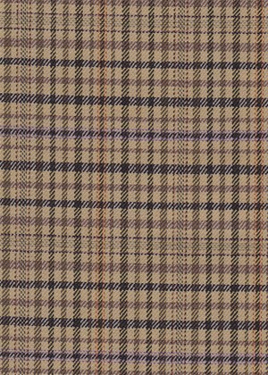 Gold with Purple/Orange/Navy check