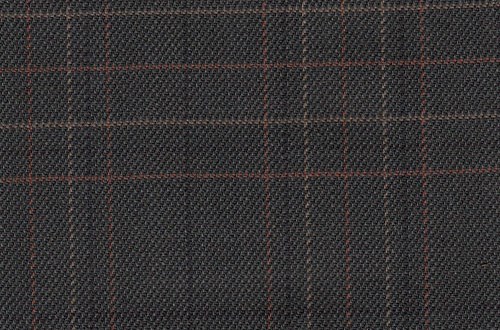 Brown with orange/Beige check