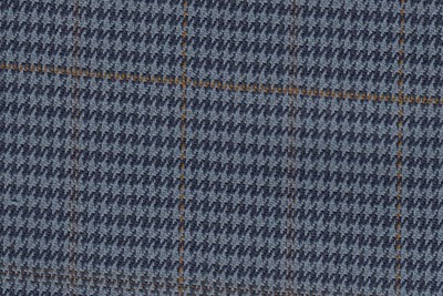 SkyBlue/Navy check with Gold overcheck