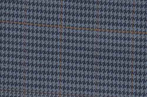 SkyBlue/Navy check with Gold overcheck