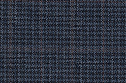 Navy/Black Check with Tan overcheck