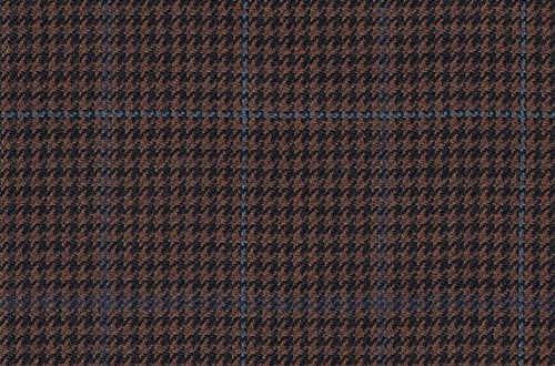 Brown/Black check with Blue overcheck