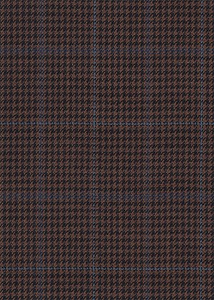 Brown/Black check with Blue overcheck