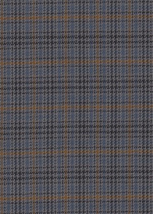 Grey blue & Gold check