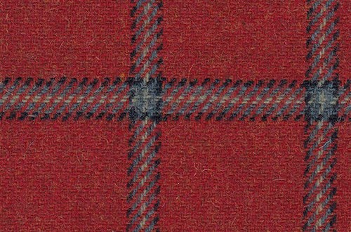 Red with Navy check