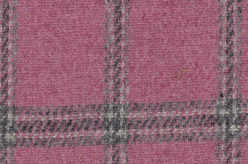 Pink with grey check