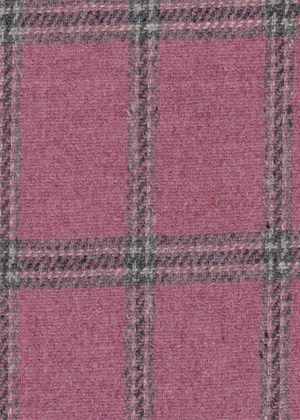 Pink with grey check