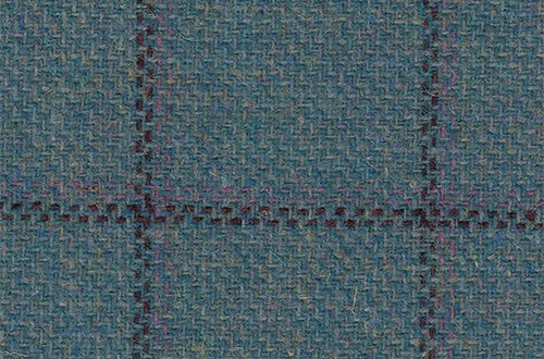 Marine with brown & Lilac check