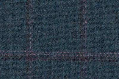 Dark Marine with pink & brown check