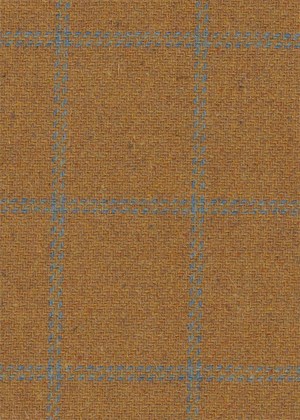 Gold with light blue check