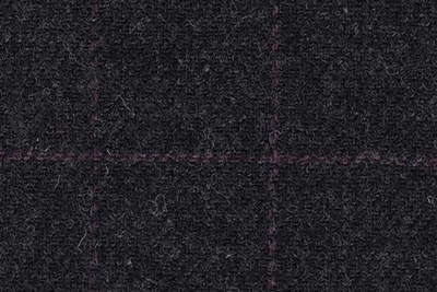 Charcoal Grey with purple check