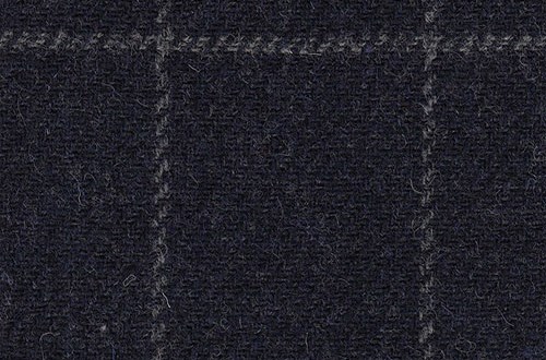 Navy with grey check
