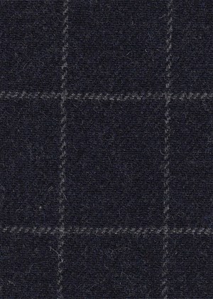 Navy with grey check