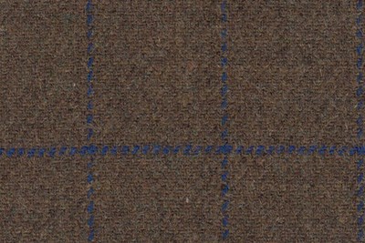 Khaki with blue check