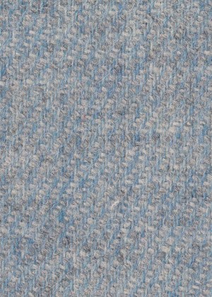 Plain Light Grey with light blue twill