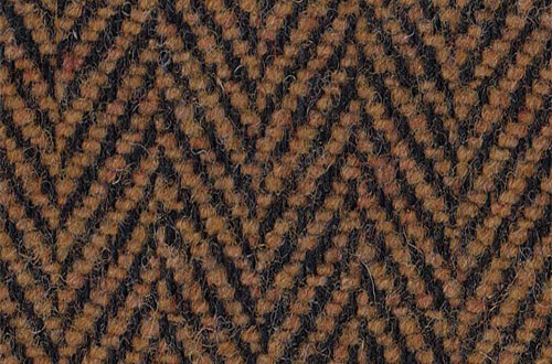 Gold/Black Herringbone