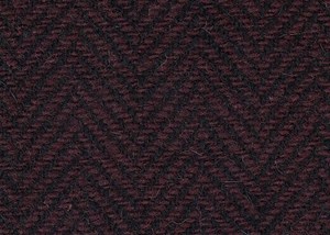 Burgundy / Black herringbone