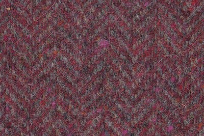 Red/Grey/Pink Herringbone