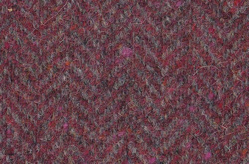Red/Grey/Pink Herringbone