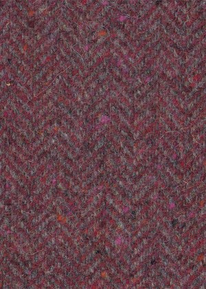 Red/Grey/Pink Herringbone