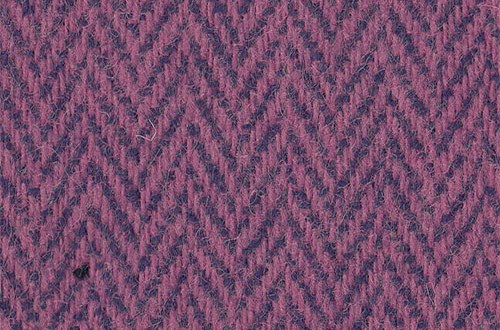 Bright pink/Navy Herringbone