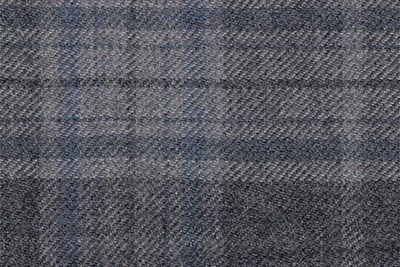 Dk Grey with Light grey & blue check