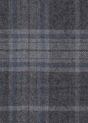 Dk Grey with Light grey & blue check